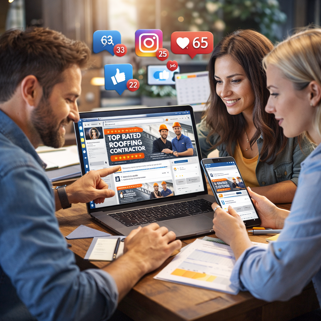 Roofing Marketing – social media Roofing Marketing - social media