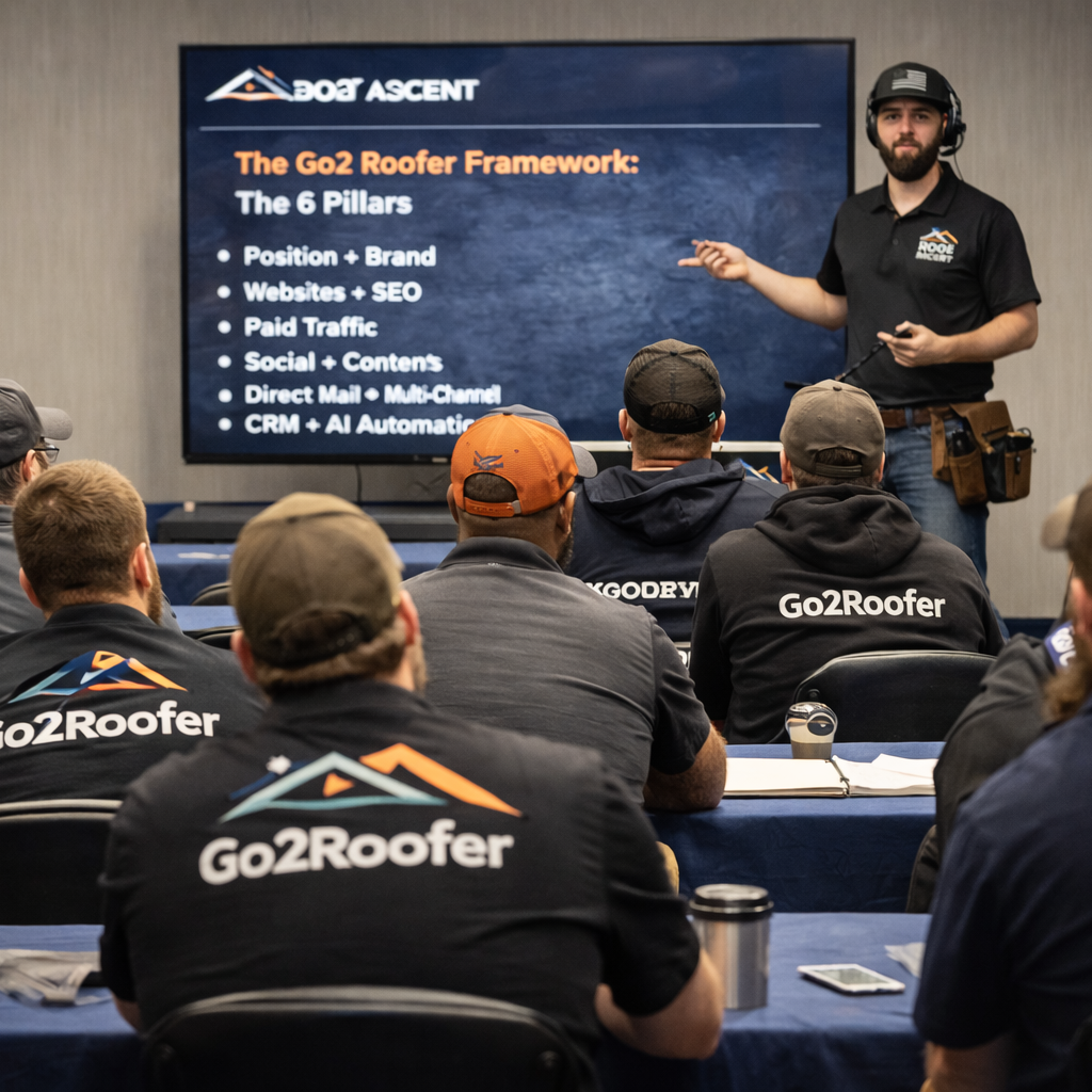 Roofing Masterclass - roof ascent training course
