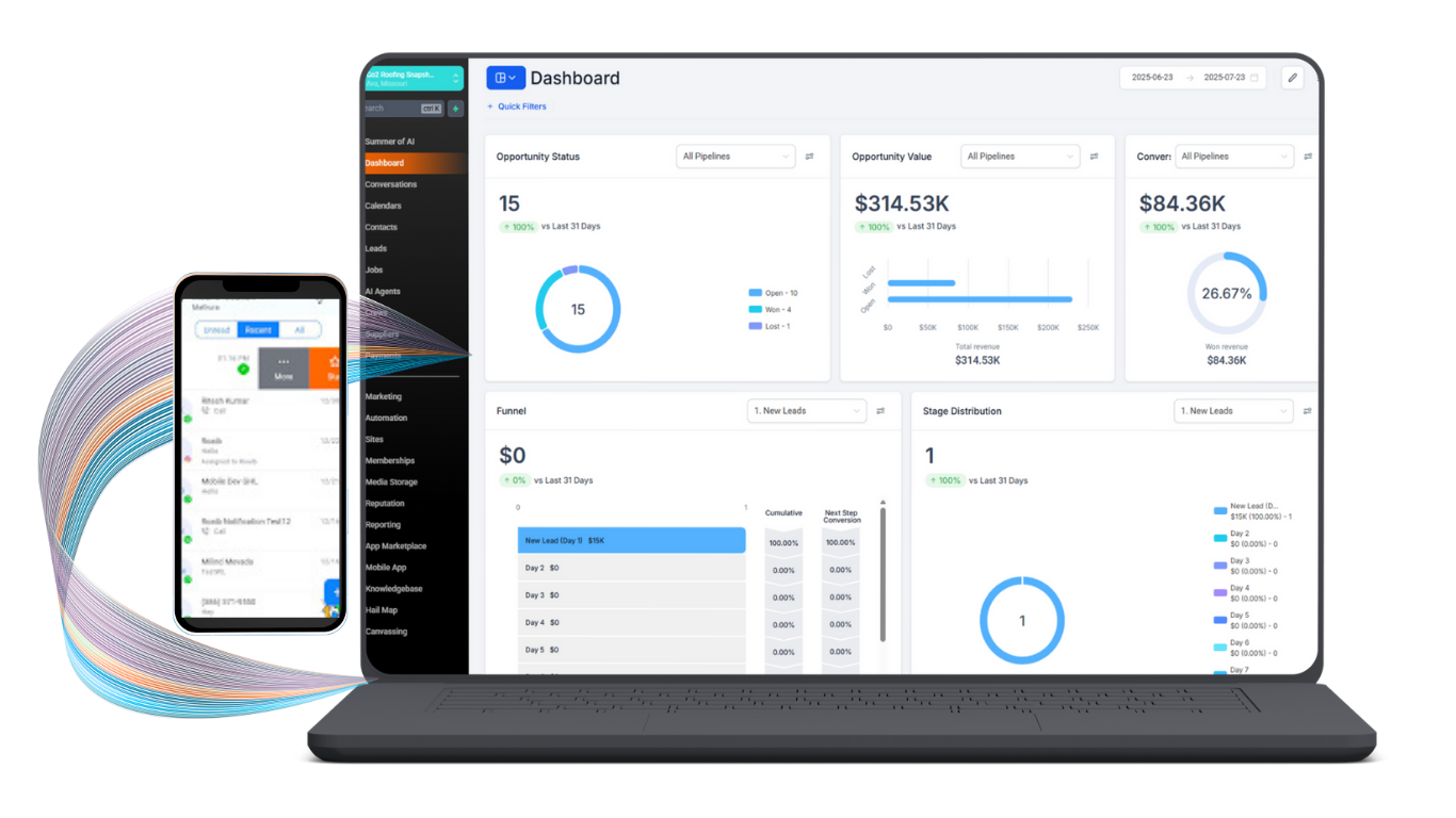 Roofing CRM Software screenshot Roofing CRM Software screenshot